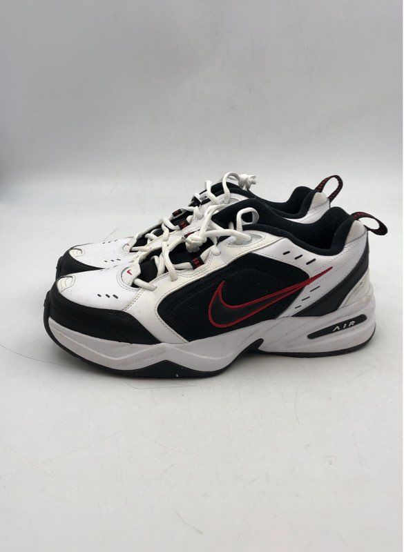 Nike Men&#39;s Air Monarch 4 415445-101 Black White Athletic Shoes - Size 10.5