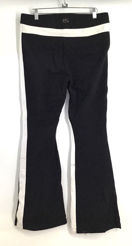Erin Snow Women's Black White Side Stripe Flared Racer Ski Pants Sz 12