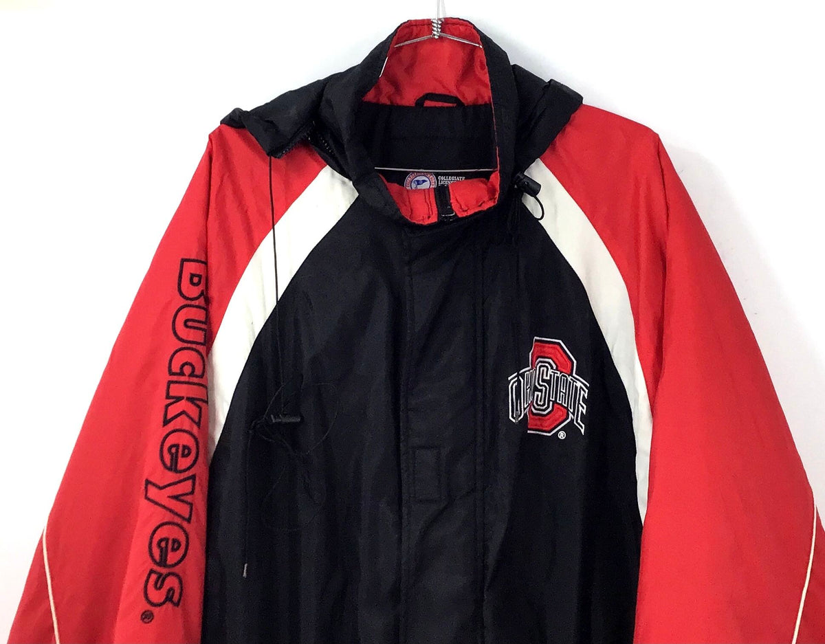 G-III Sports Men's Black Red Ohio State Buckeyes Football Jacket - Size XL
