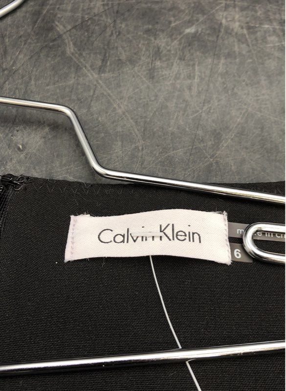 NWT Calvin Klein Women's Black Sheath Dress - Size 6
