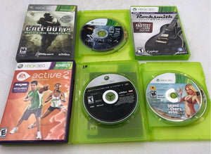 Microsoft Xbox 360 Video Game Lot - Halo 4, Battlefield 4, Gears Of War 2 & More