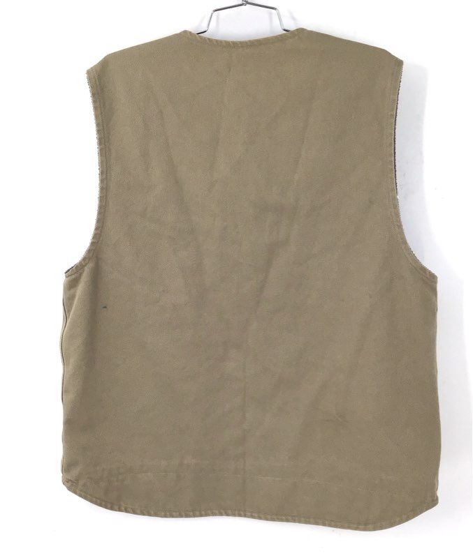 Y2K 2000s Carhartt Men's Tan V19 Duck Canvas Vest - Size L