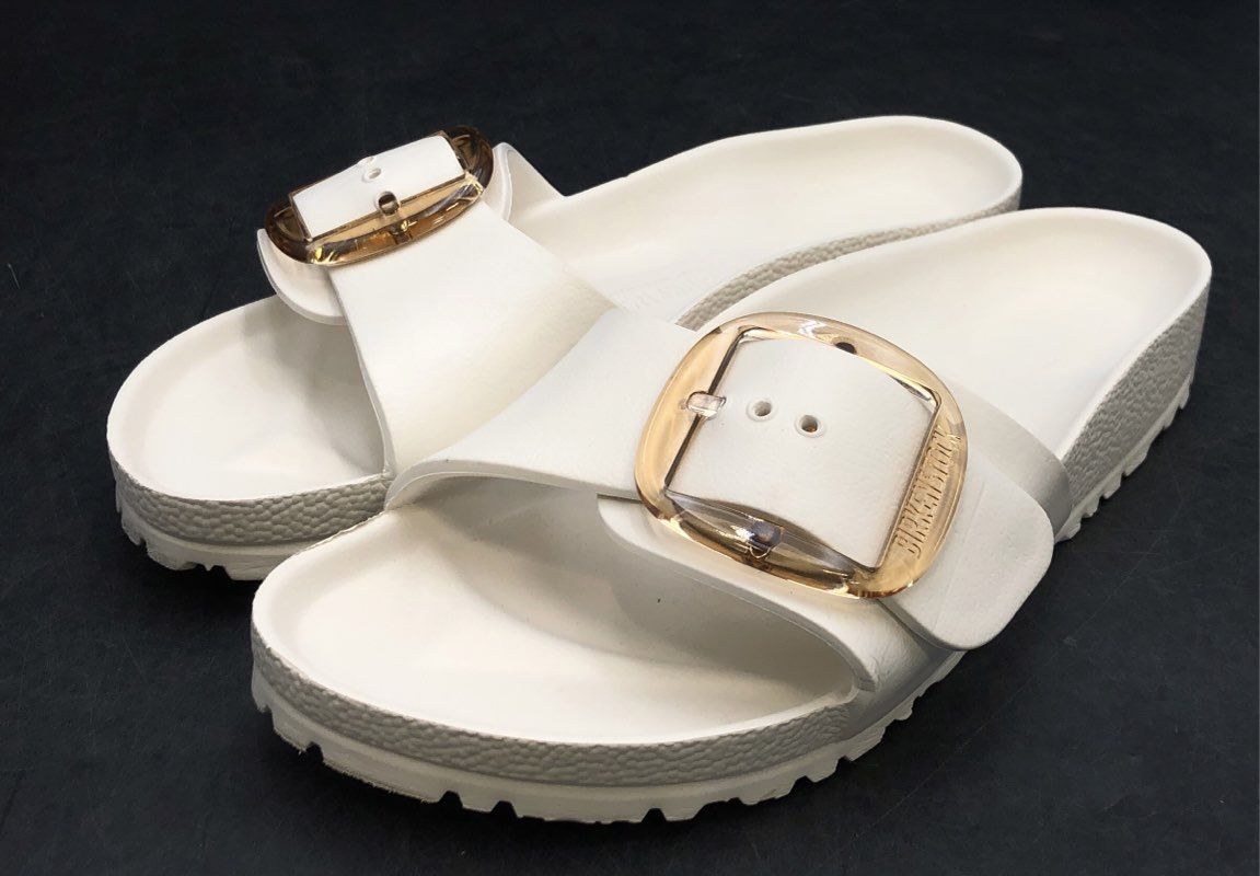Birkenstock Arizona Big Buckle EVA White Sandals Size EU 41 / US L10 M8