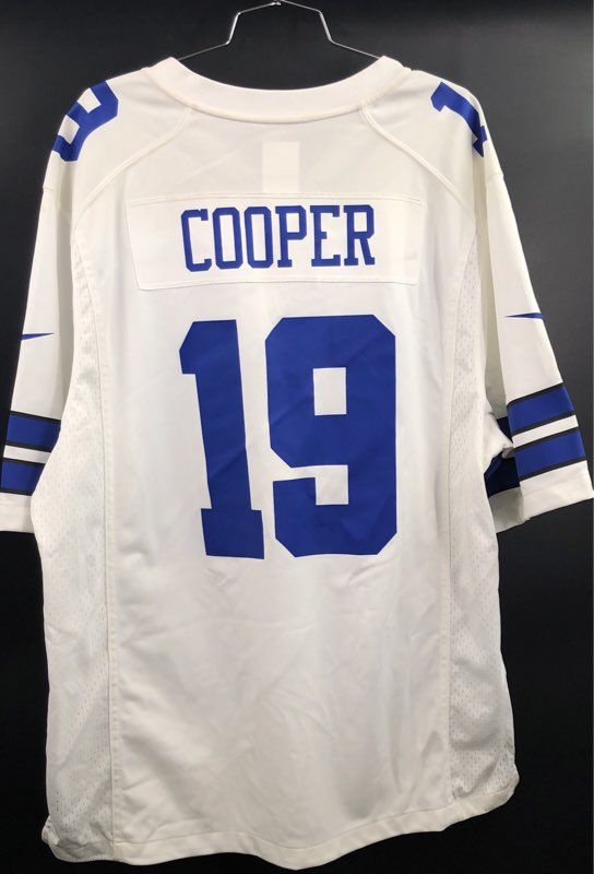 Nike Men's Dallas Cowboys Amari Cooper NFL Jersey White Size XL