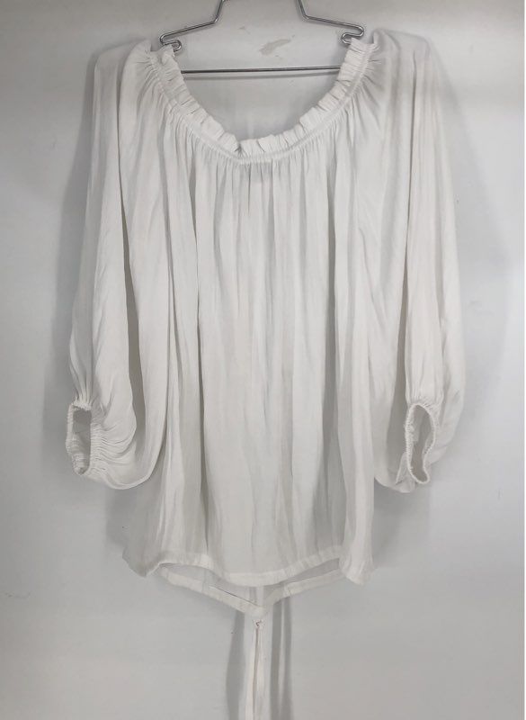 Alice & Trixie By Angela George Women's White Blouse - Size Large