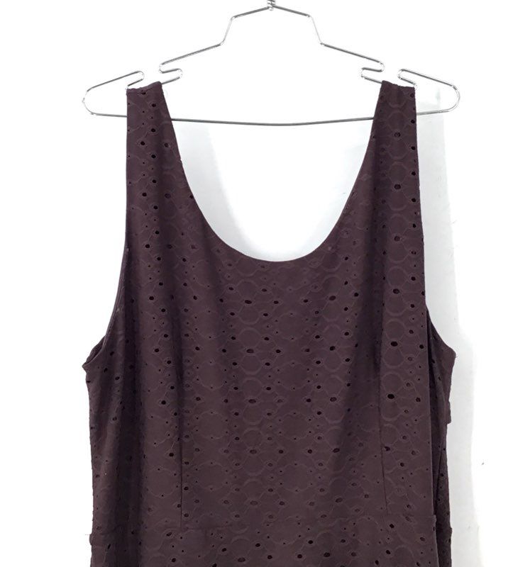 NWT Loft Women's Burgundy A-Line Dress - Size XL