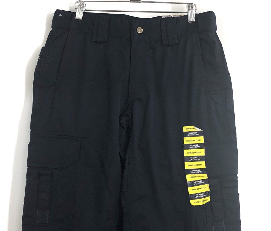 5.11 Tactical Women's EMS Cargo Pants Black Tactical Series NWT Sz 10 Long
