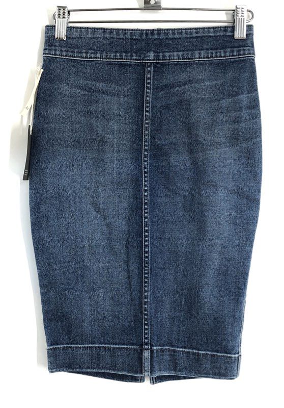 Wilfred Free Women's Karolina Denim Pencil Skirt Blue High Waisted NWT Sz 0