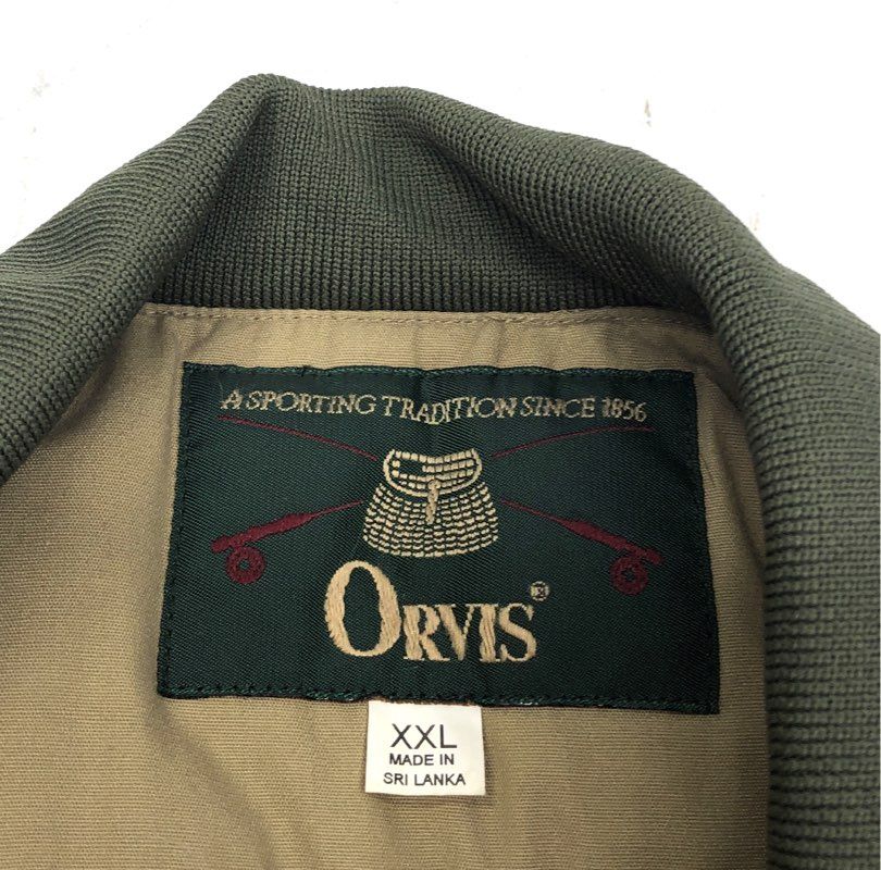 Orvis Fishing Vest Mens XXL Tan Multi Pocket Utility Fly Fishing Gear Item 1835