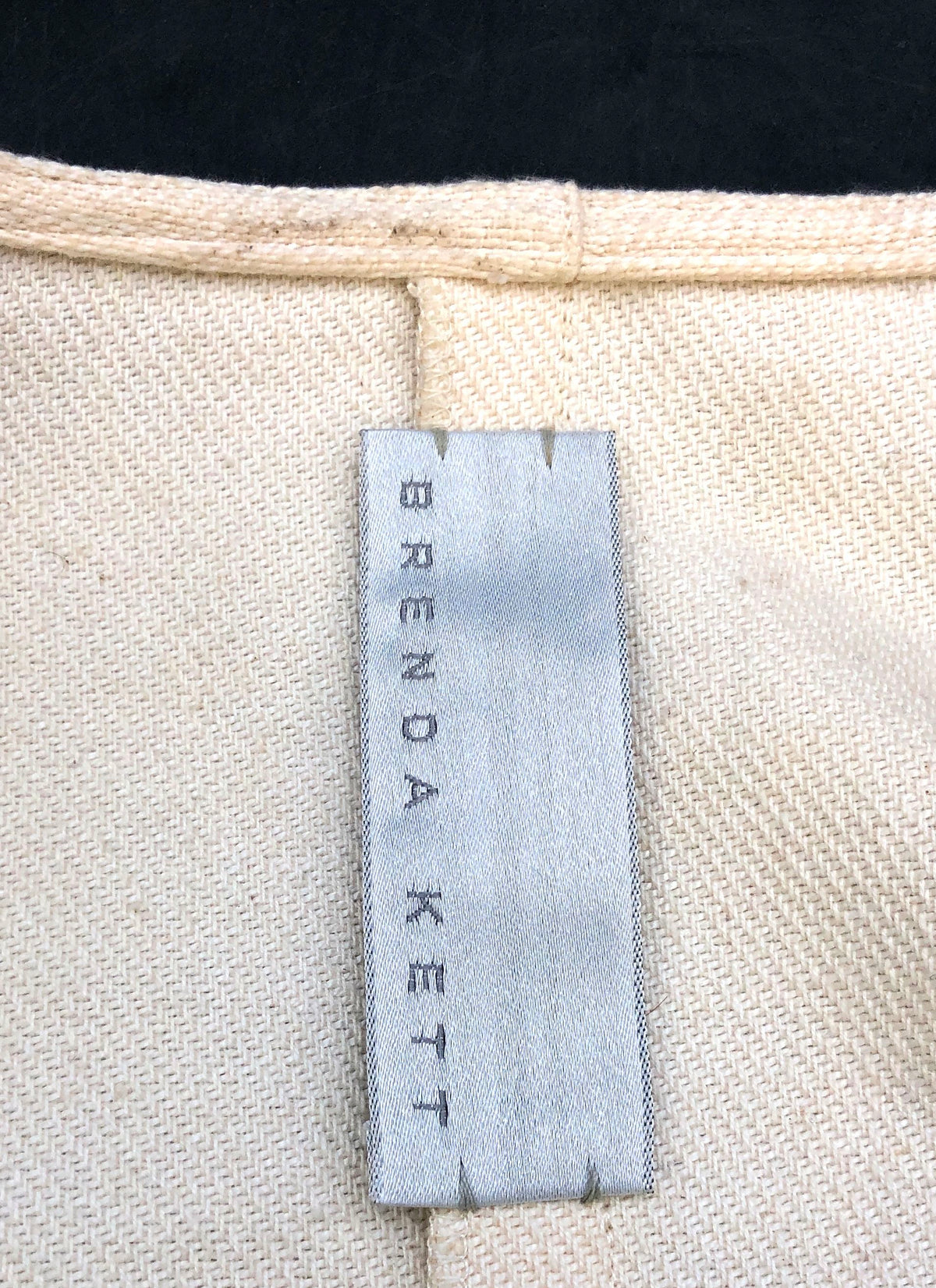 Brenda Kett Women's Ivory Cream Textured Five Button Waistcoat Vest
