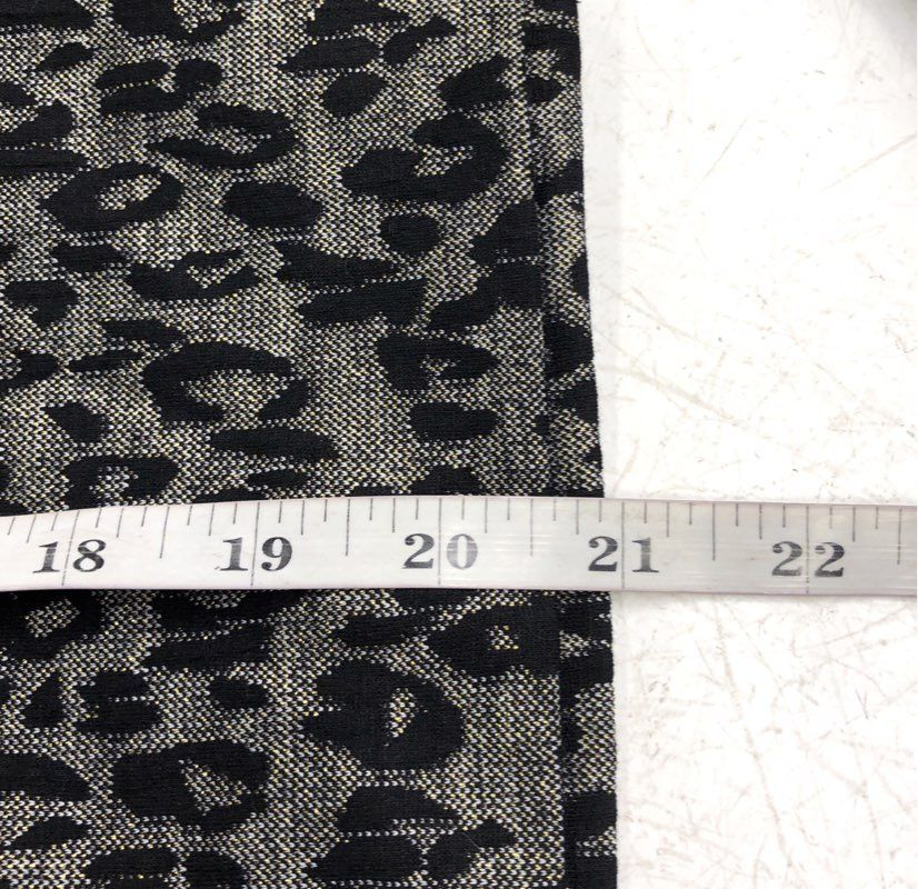 NWT Kasper Women's Black Gray Animal Print Skirt Suit Set - Size 8