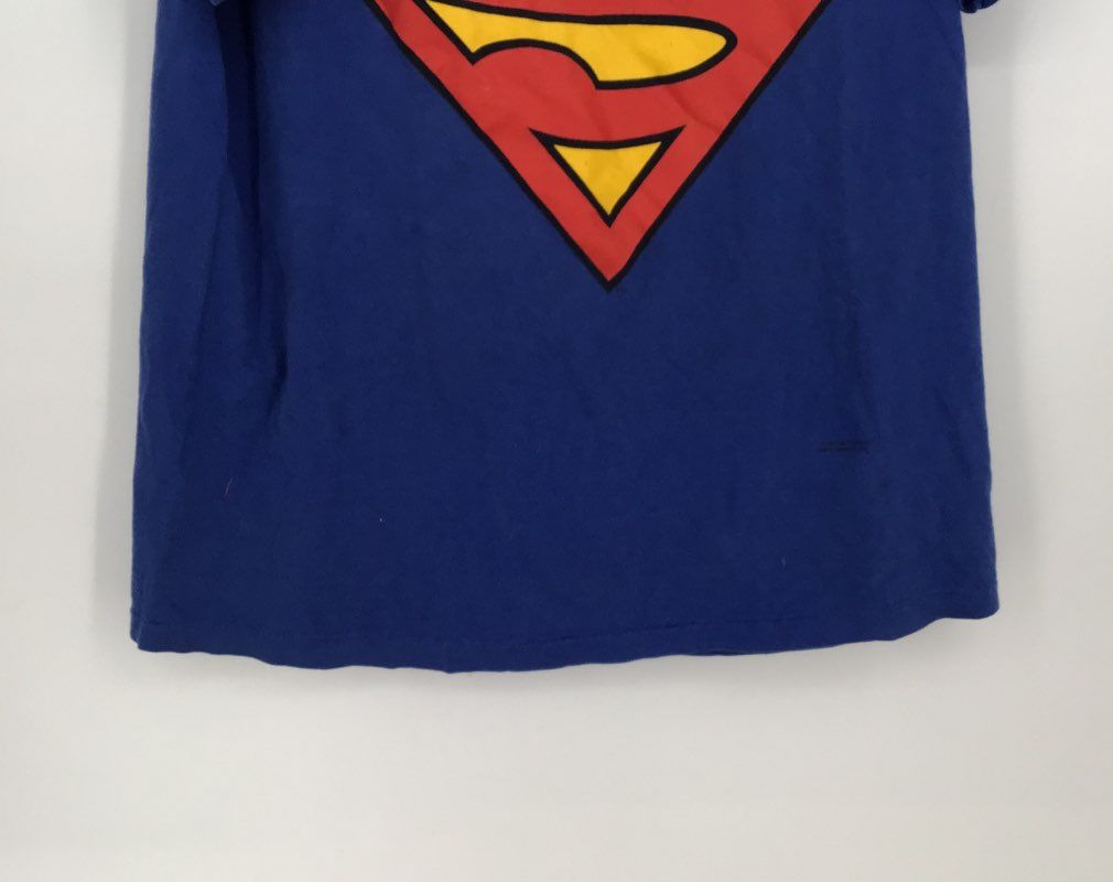 Warner Bros. Men&#39;s Blue Superman Short Sleeve Crew Neck Graphic T-Shirt - Size L