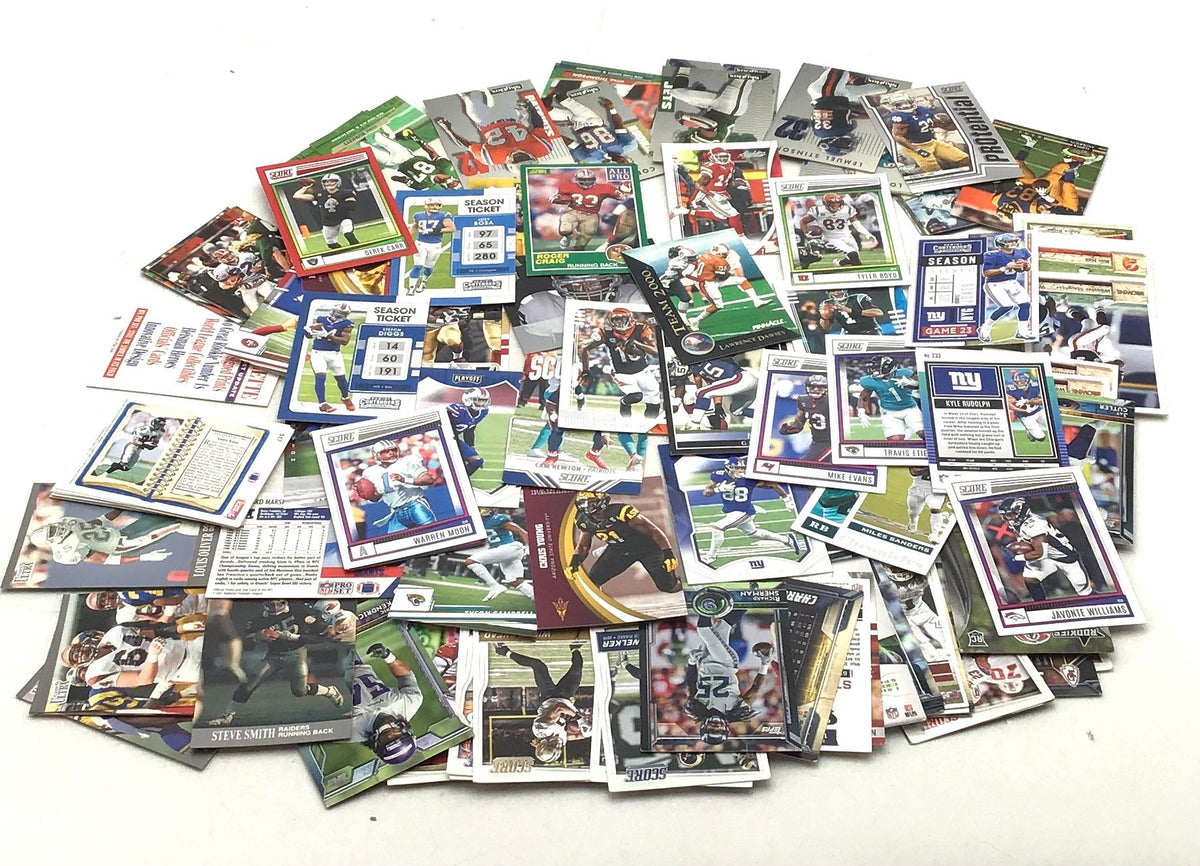 4.5 lbs. Lot of Football NFL &amp; More Cards. Medium Box, Unsorted