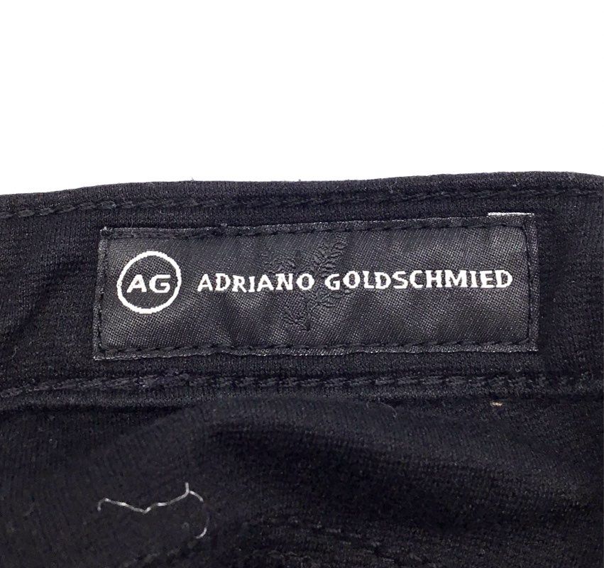 AG Adriano Goldschmied Women's Black The Legging Super Skinny Jeans Size 28R