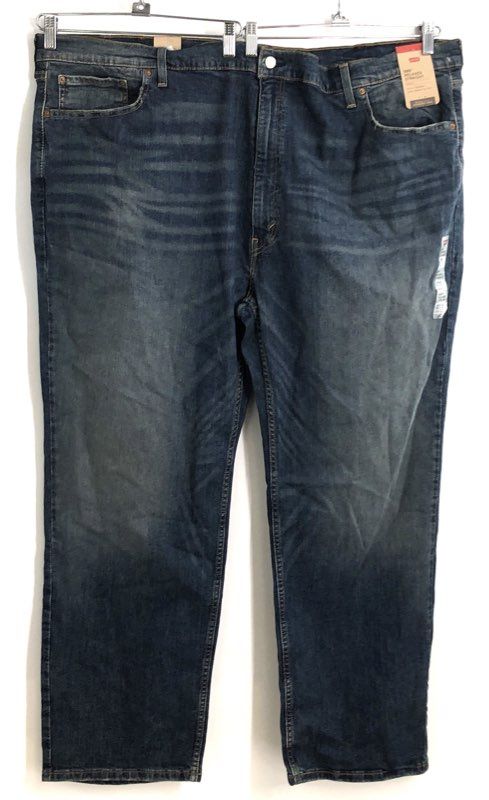 Levi's Men's 559 Relaxed Straight Blue Stretch Denim Jeans NWT Sz 52x32