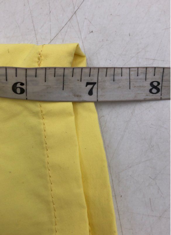 Akoo Men's Yellow Iris Trail Active Cargo Shorts Large Logo Graphic NWT Sz M