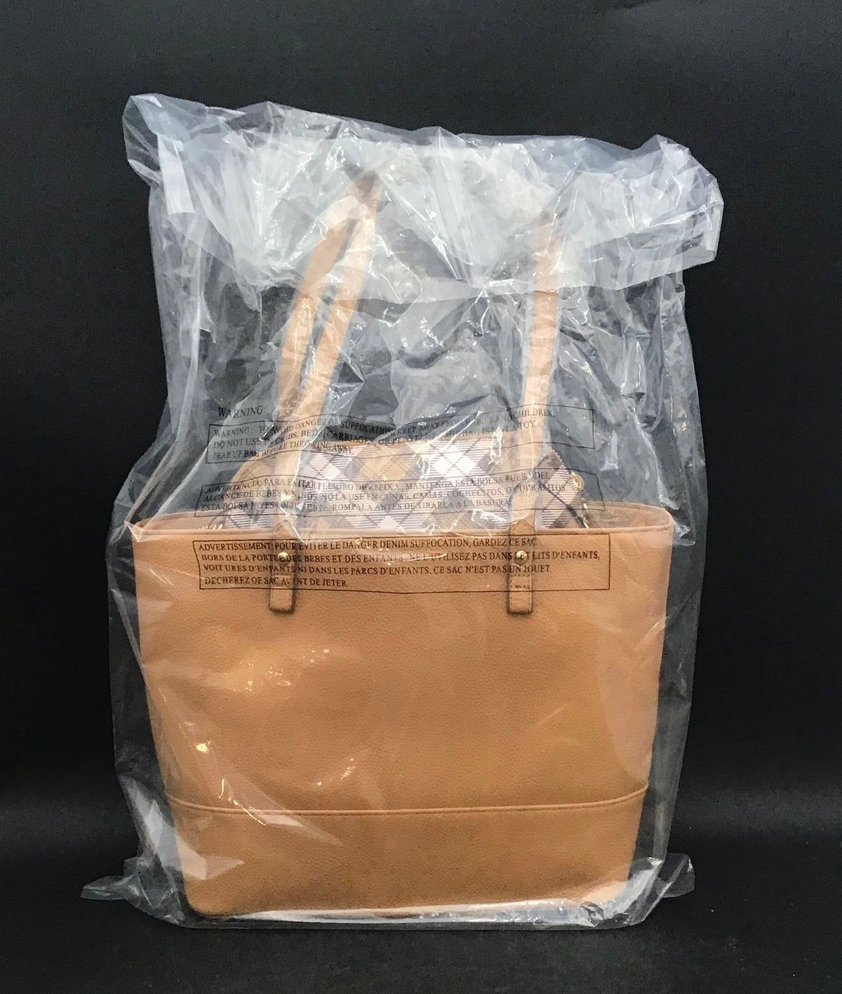 NWT Nanette Lepore Camel Brielle Tote Purse With Crossbody Bag