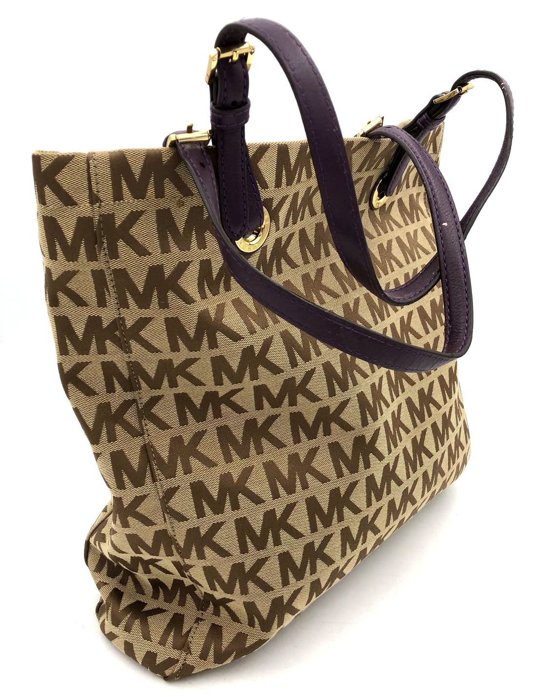 Authentic Michael Kors Tan Brown Luxury Tote Bag - COA Included