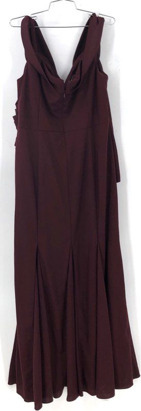 NWT Oleg Cassini Women's Wine Maxi Dress - Size 18W