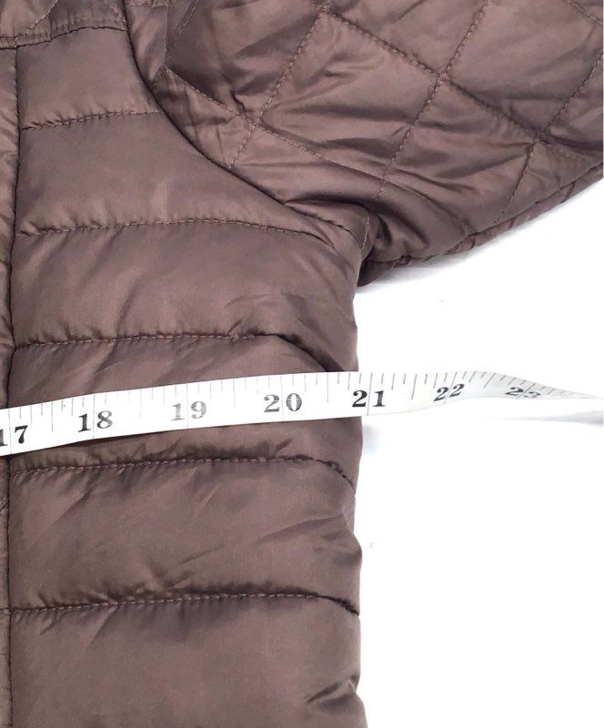 Patagonia Women's Nano Puff Parka Jacket Brown Quilted Insulated Full Zip Sz M