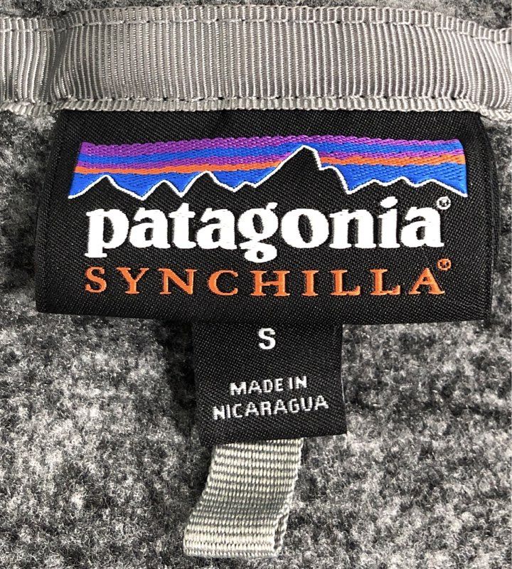 Patagonia Men's Gray Better Sweater Synchilla Full Zip Fleece Vest Size S