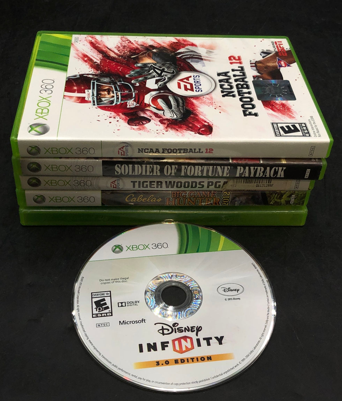 NCAA Football 12 NBA 2K11 11 Microsoft Xbox 360 Game Lot