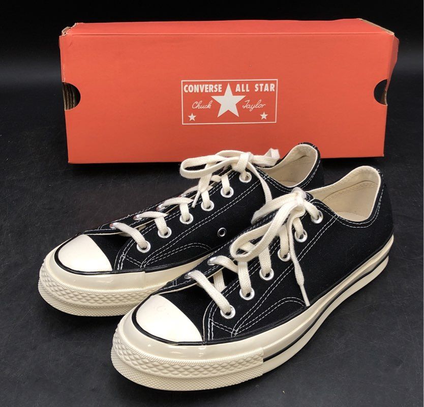 New Converse Women's All Star Chuck Taylor Black White Athletic Shoes - Size 7