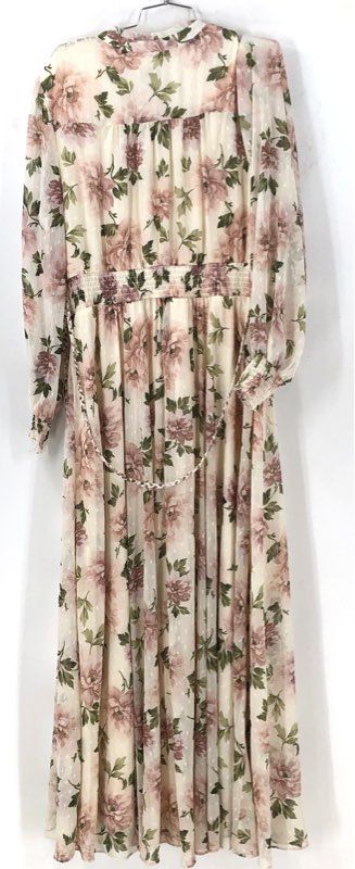 Premier Amour Women's NWT Bloom Blush Floral Maxi Dress Long Sleeve Sz 16