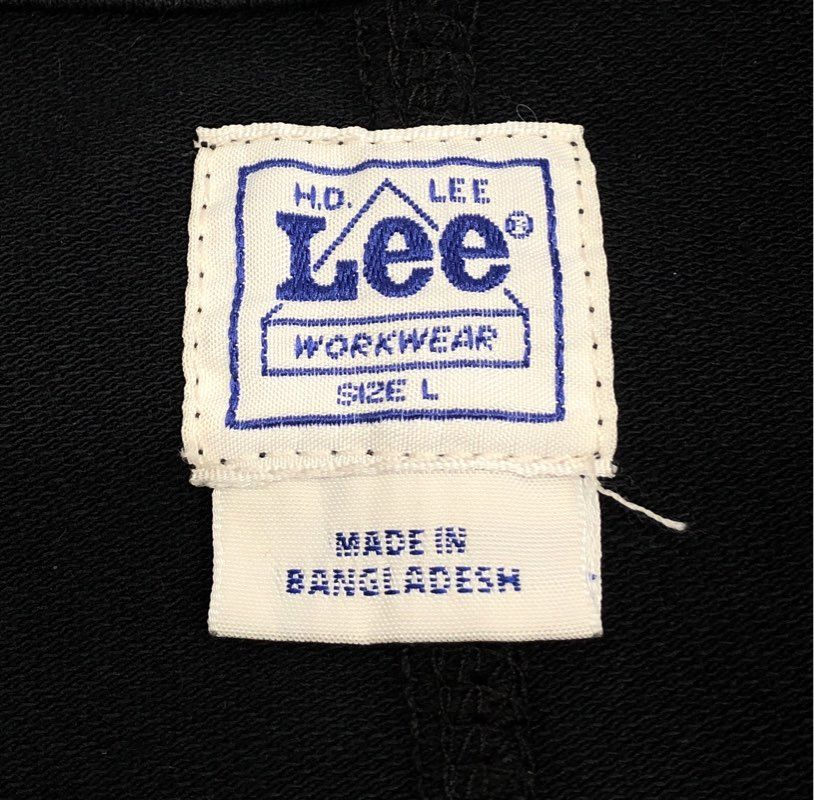 Lee Men's Black Unionall Stretch Workwear Chore Shirt Jacket Size L NWT