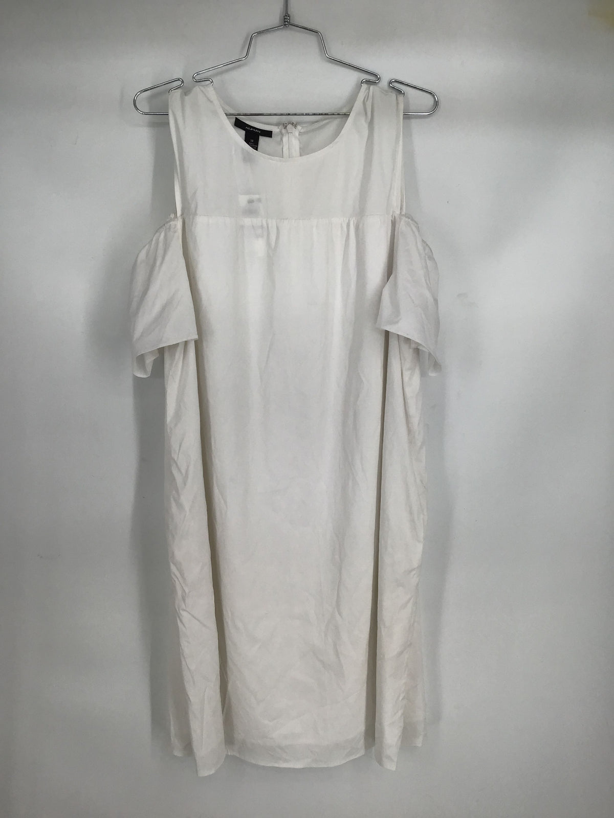 NWT Alfani Women&#39;s Bright White A-Line Dress - Size 18