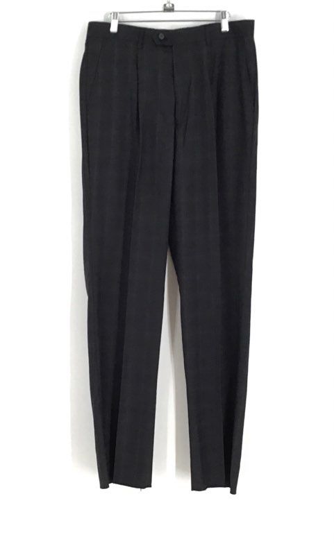 NWT House Of St. Benets Men&#39;s Black Heather 2 Piece Suit Pant Set - Size 40RX34W