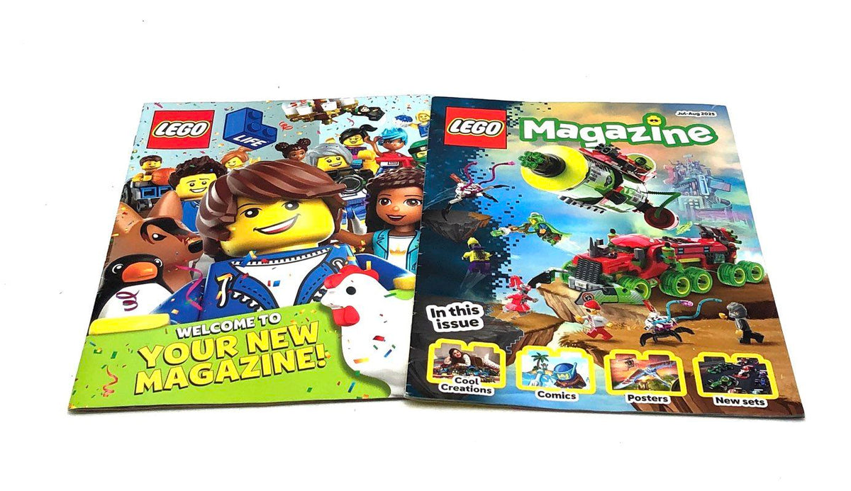LEGO Magazine Lot 2024-2025 Activities Comics Mixed Issues Approximately 10