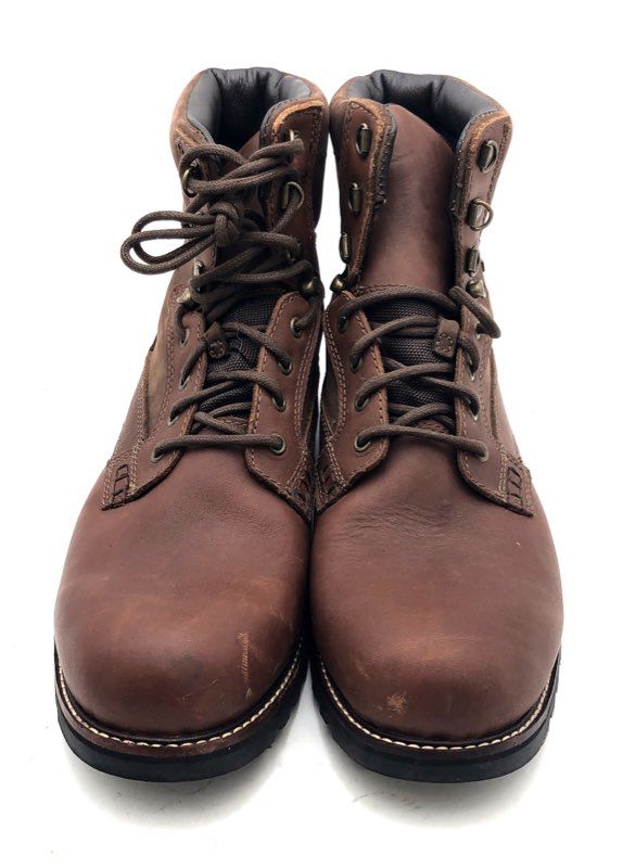 Geogio Giant Sierra Revamp Brown Leather Waterproof Steel Toe Work Boots Size 13
