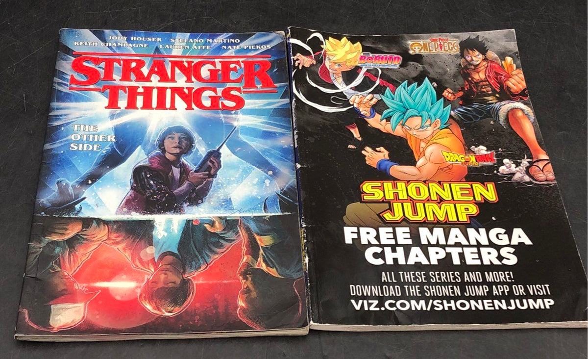 Stranger Things TMNT Sonic Transformers 7 Graphic Novel Comic Book Lot