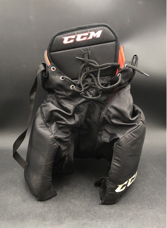 CCM Men's Padded Hockey Pants Black Protective Girdle SR Small