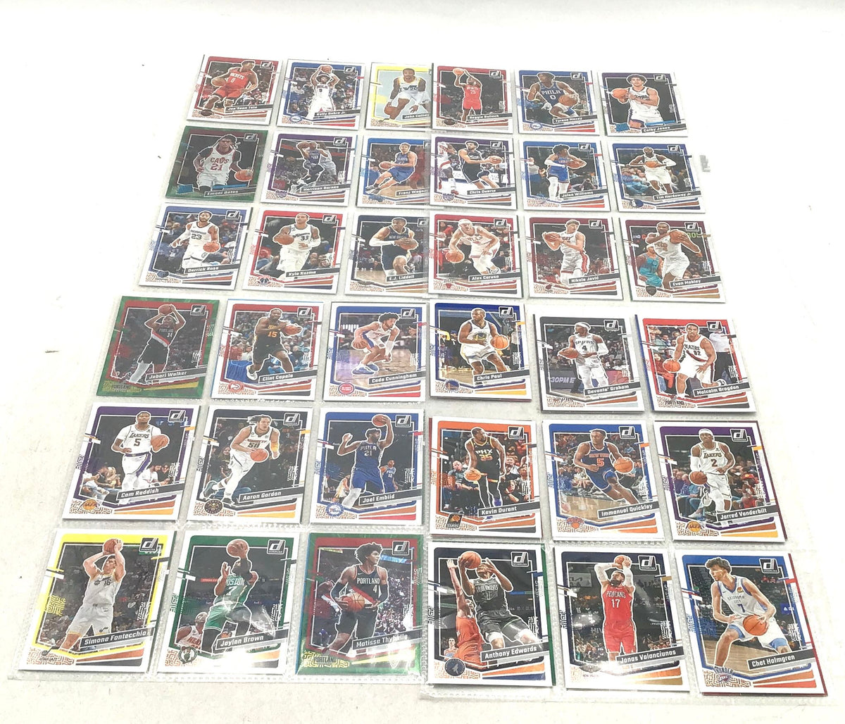 Lot Of Panini Football, Basketball NBA Cards. Medium Box, Unsorted