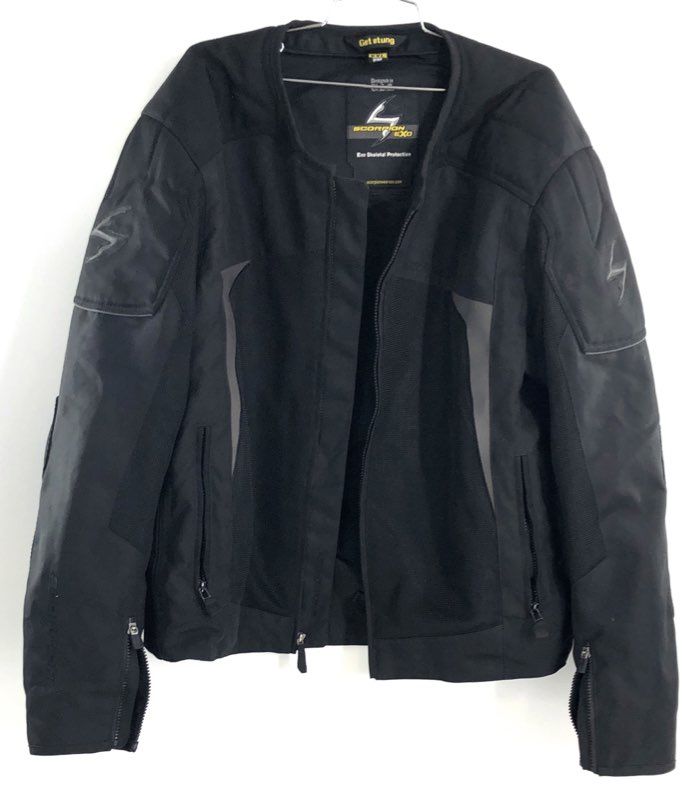 Scorpion EXO Men's Black Waterproof Mesh Motorcycle Riding Jacket Size XXL
