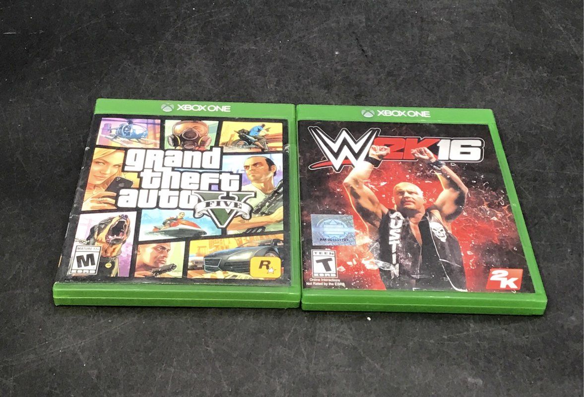 GTA V Sekiro 12 Xbox One Game Lot Call of Duty Assassin's Creed NBA 2K22