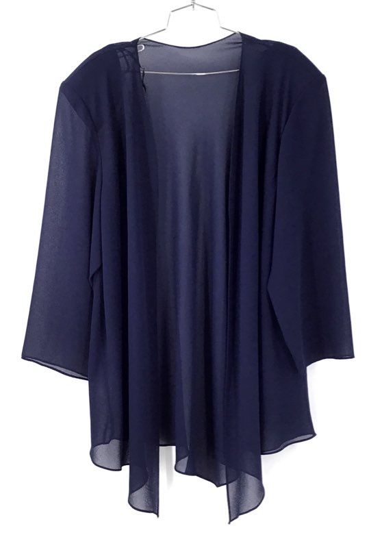 Vintage Saks Fifth Avenue Cattiva Women's Navy Jacket Dress - Size 22
