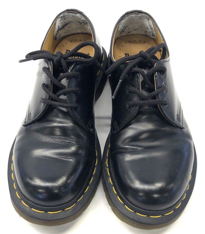 Dr. Martens 1461 Black Smooth Leather 3-Eye Oxford Shoes Women's Size 7