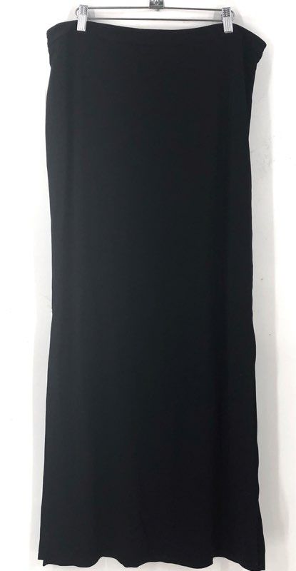 Tahari Women's Career Maxi Straight Skirt Black Size 14 NWT