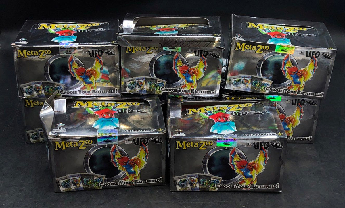 Lot of 6 MetaZoo TCG UFO 1st Edition Spellbooks + Loose Cards See Photos