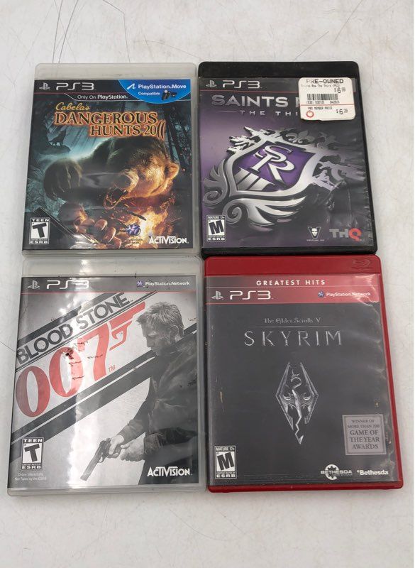 Sony Playstation 3 Video Game Lot - Rocksmith, Call of Duty World At War &amp; More