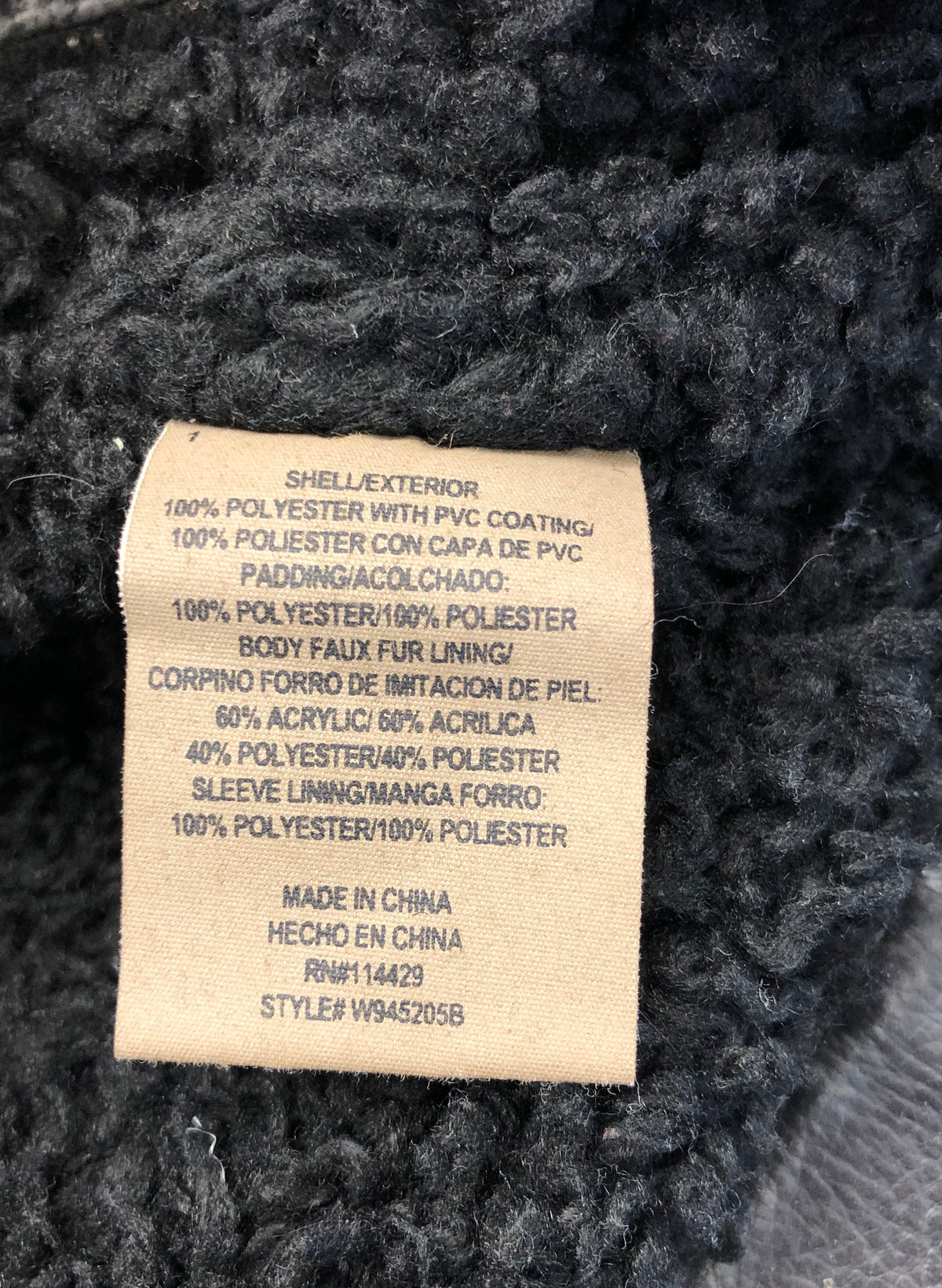 BKE Men's Black Faux Leather Moto Jacket Sherpa Lined Y2K Sz L