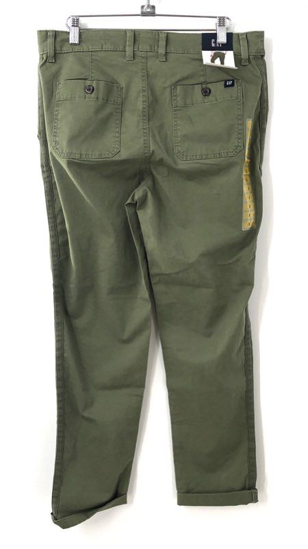 GAP Women's Relaxed Girlfriend Pants Clover Green Chino NWT Size 8