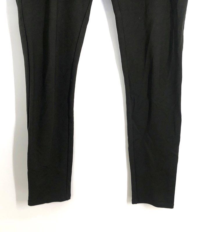 Ann Taylor Women's Black Side Zip Ponte Skinny Tapered Stretch Pants Sz 6