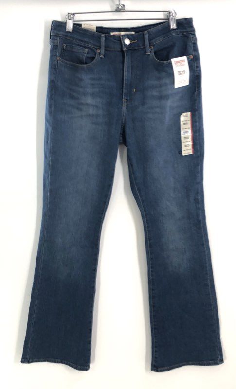 Signature by Levi Strauss Women's Blue Mid-Rise Bootcut Jeans Size 10S NWT