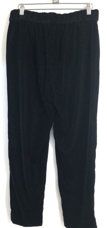 J.Crew Women's Black Italian Velvet Cameron Slim Crop Pants Sz 2 NWT