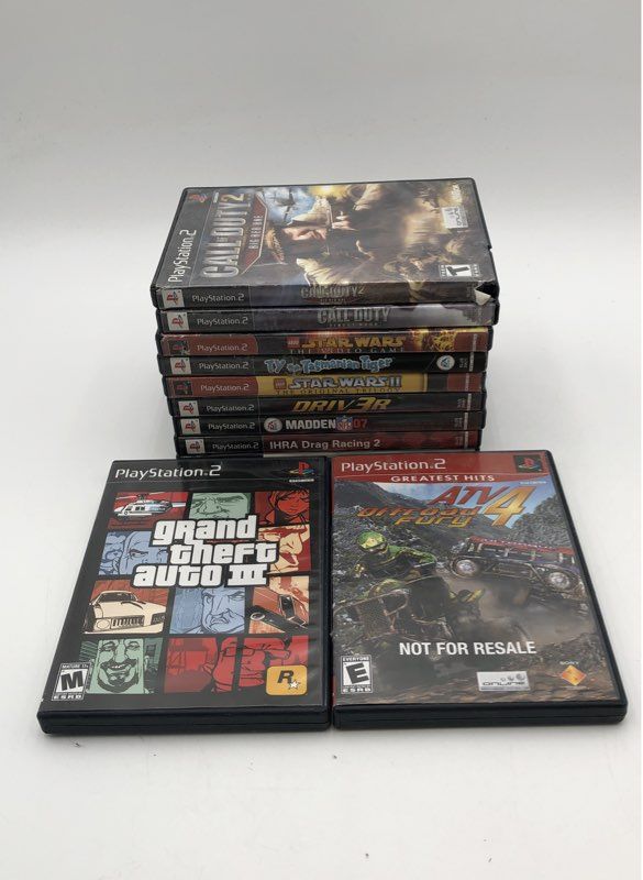 Grand Theft Auto III Star Wars 13 PS2 Game Lot Call of Duty Madden LEGO