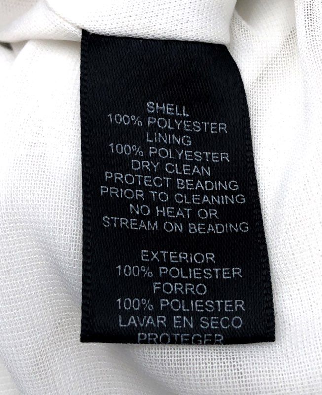 La Nouvelle Renaissance Women's Ivory Black Beaded Waist Colorblock Dress Sz 10
